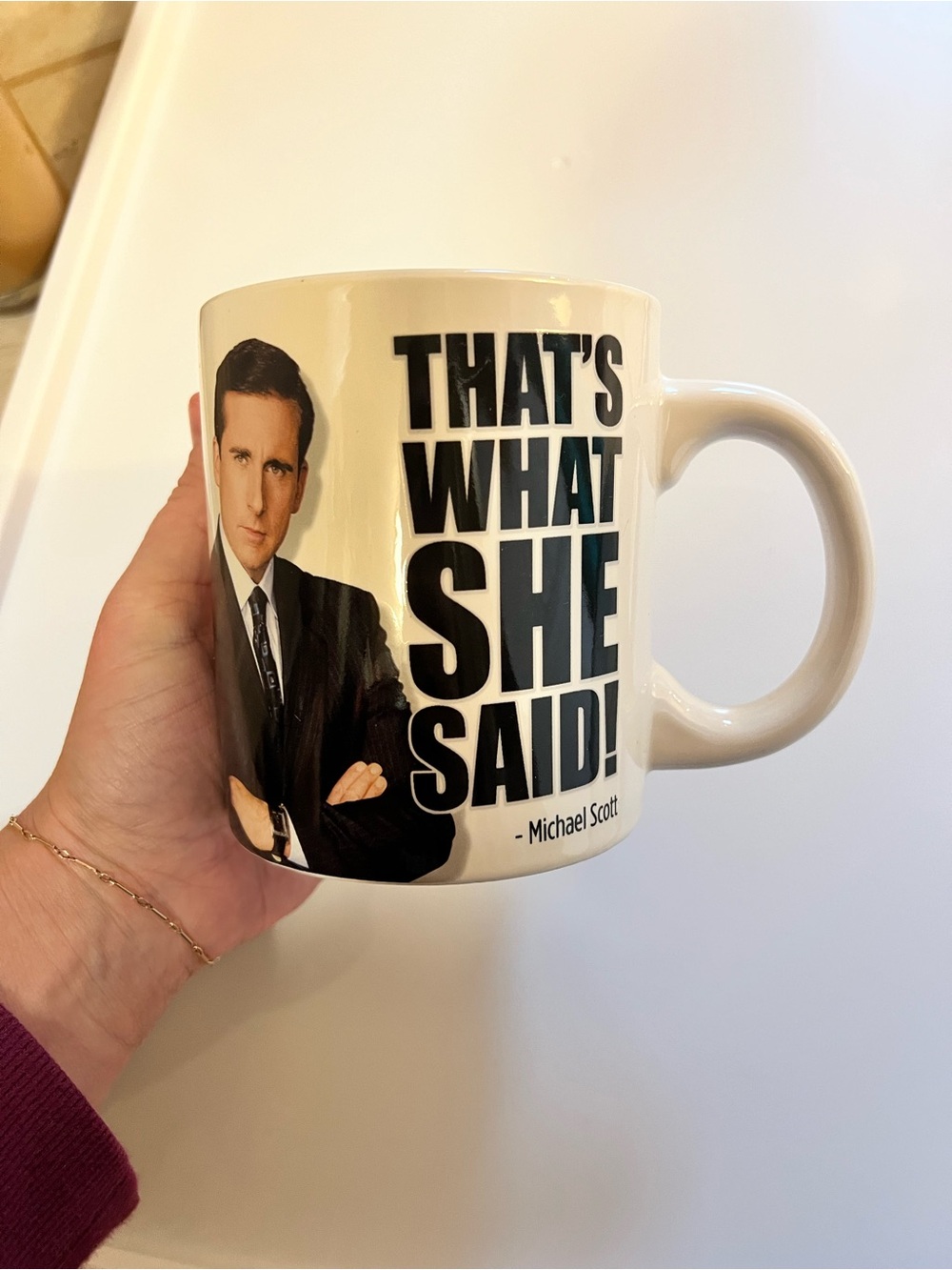 White "That's What She Said!" Ceramic Mug - Novelty Office Gift